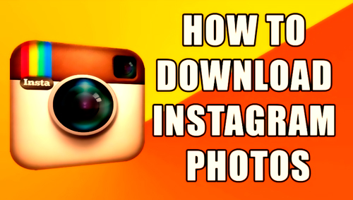 Download instagram pictures onto computer
