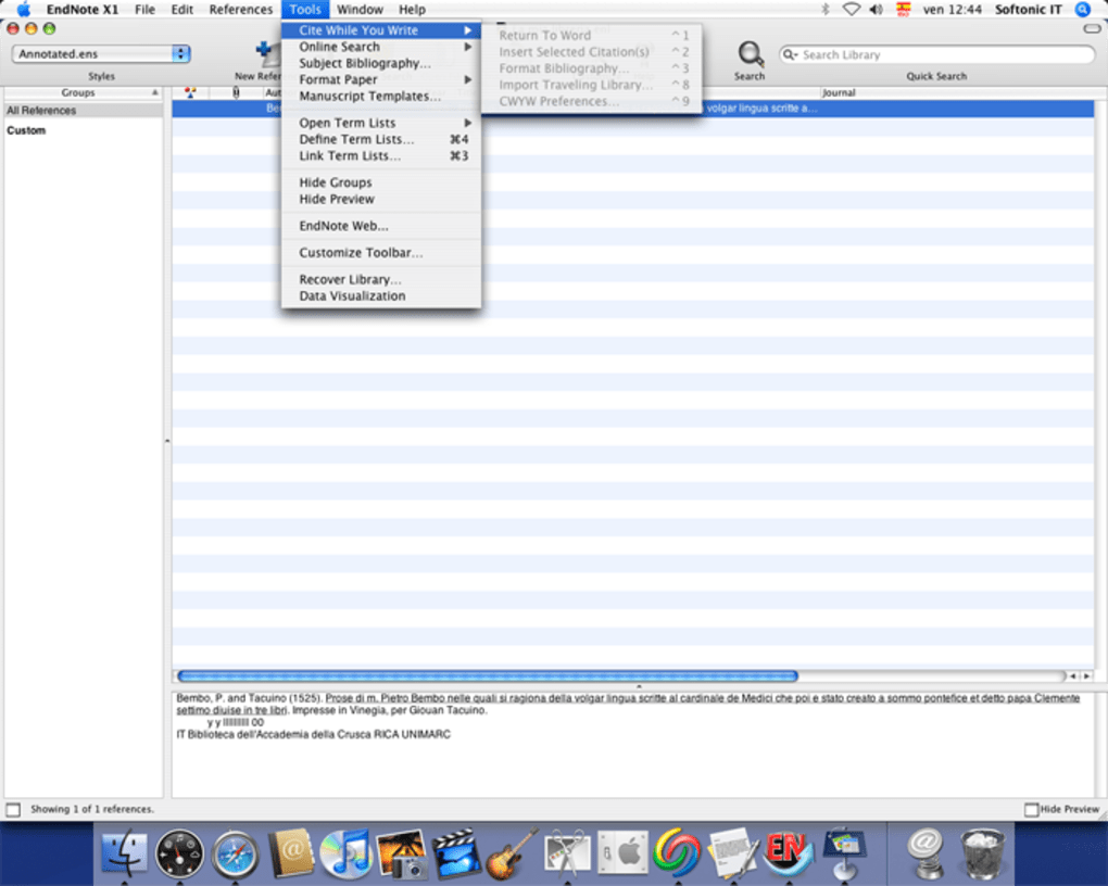 Endnote X1 Mac Free Download