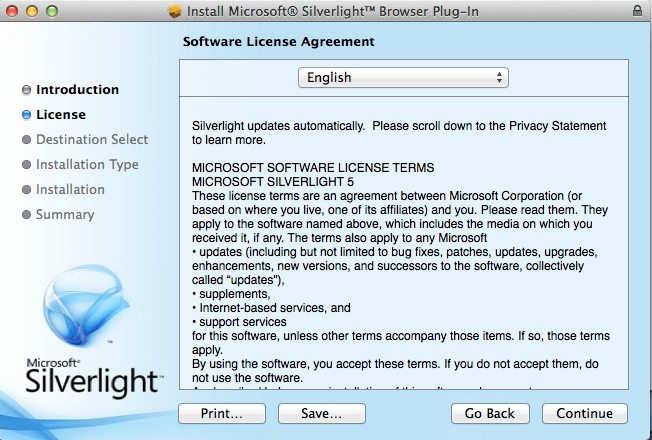 how to run microsoft silverlight on mac